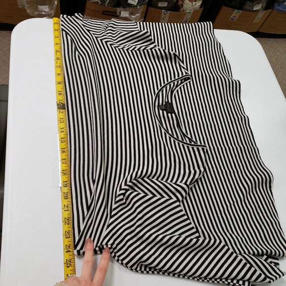 J Jill Womens Wearever Long Sleeve Striped Top Size 2X Black Casual Everyday - Picture 6 of 9